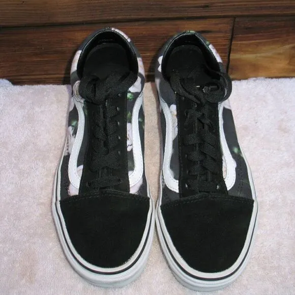 Vans Old Sckool Black Floral Sneakers