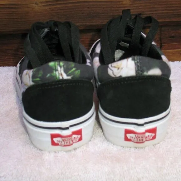 Vans Old Sckool Black Floral Sneakers