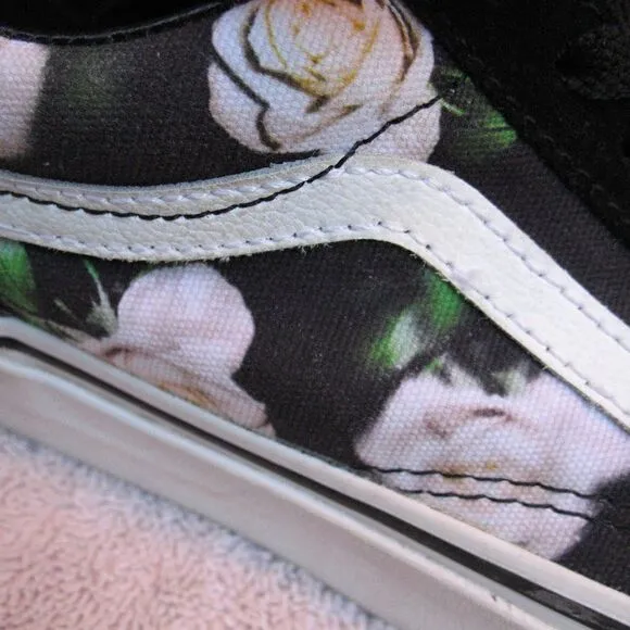 Vans Old Sckool Black Floral Sneakers