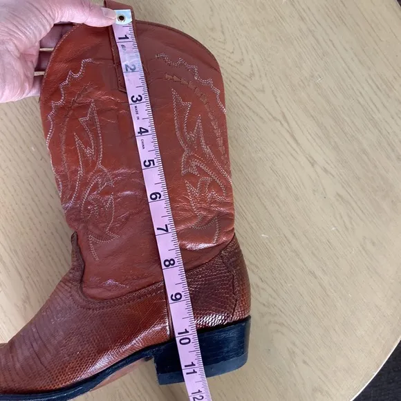 Vaquero Boots Men's 4 Brown Leather Western Boot Cowboy Casual Classic Vintage