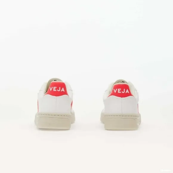 Veja V-10 White Rose Fluo Sneakers