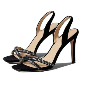 Veronica Beard Analita Black Velvet Pump Women's Size 8M New Without Box