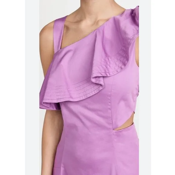 VERONICA BEARD Beilla One-Shoulder Midi Dress Size 16 NWT
