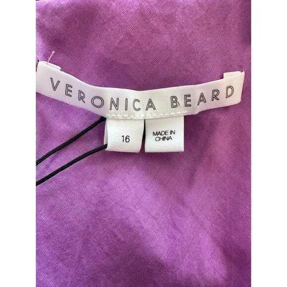 VERONICA BEARD Beilla One-Shoulder Midi Dress Size 16 NWT