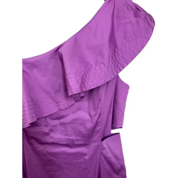 VERONICA BEARD Beilla One-Shoulder Midi Dress Size 16 NWT