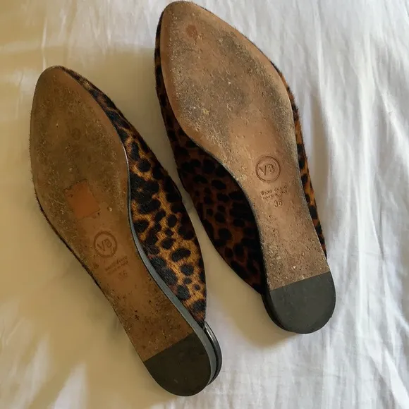 Veronica Beard Leopard Loafers sz 6