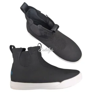 Vessi Weekend Chelsea Asphalt Black White Dyma-Tex Waterproof Knit Boot Mens 11