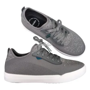Vessi Weekend Concrete Grey White Waterproof Dyma-Tex Knit Casual Sneaker Men 10