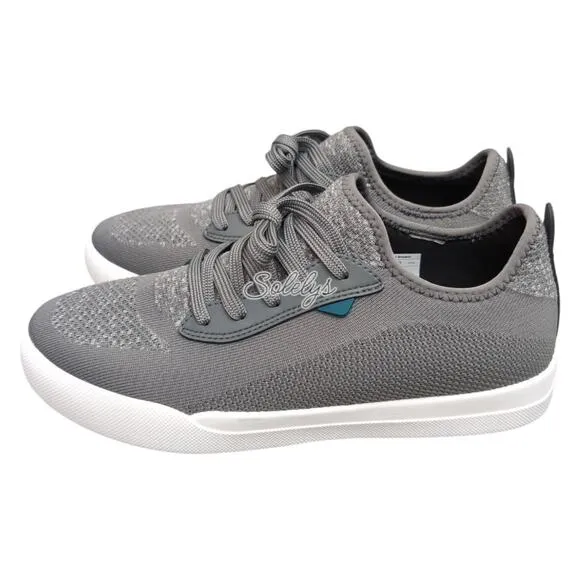 Vessi Weekend Concrete Grey White Waterproof Dyma-Tex Knit Casual Sneaker Men 10