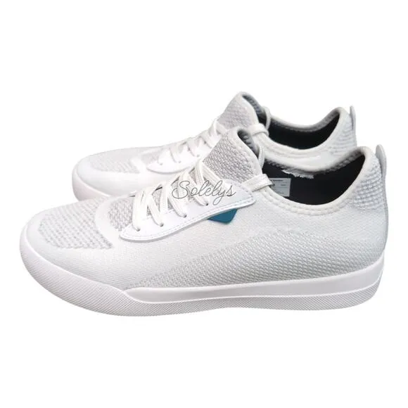 Vessi Weekend Marble White Waterproof Dyma-Tex Knit Casual Sneaker Mens 8