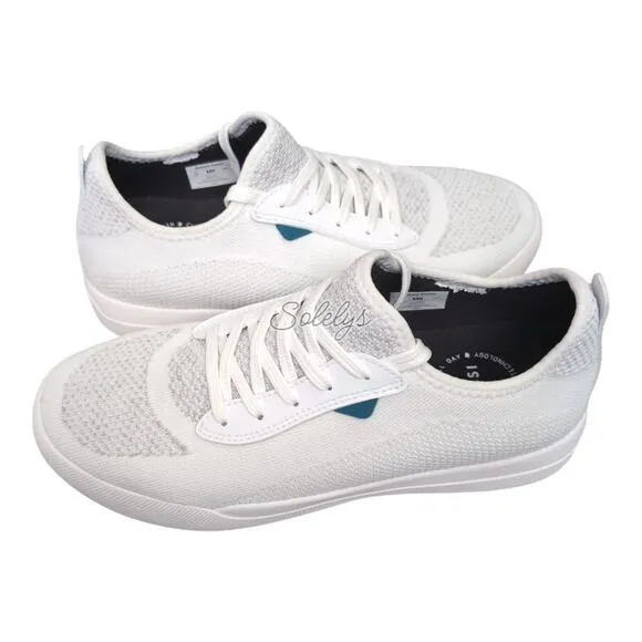 Vessi Weekend Marble White Waterproof Dyma-Tex Knit Casual Sneaker Mens 8