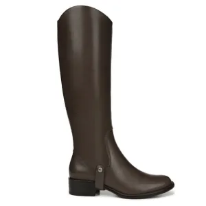 VIA SPIGA Cody Leather Riding Boots - Chocolate Brown Size 6