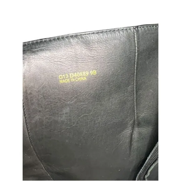 Vibram Black Knee High Riding Boots Women’s 9