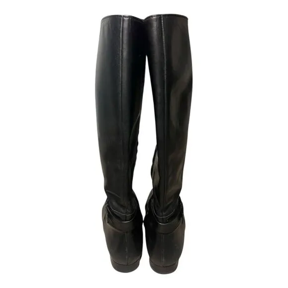Vibram Black Knee High Riding Boots Women’s 9