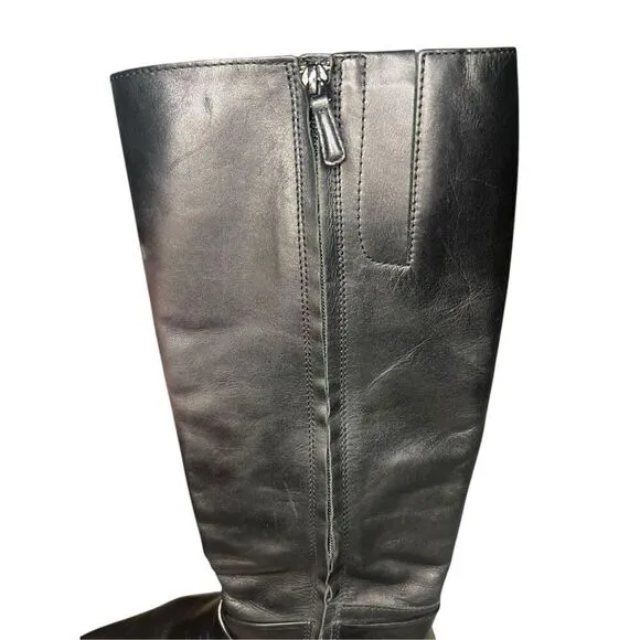 Vibram Black Knee High Riding Boots Women’s 9