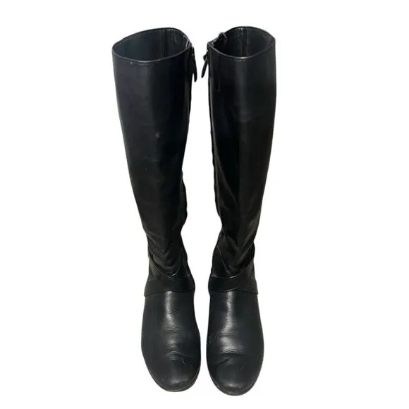 Vibram Black Knee High Riding Boots Women’s 9