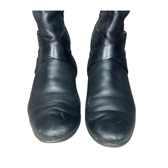 Vibram Black Knee High Riding Boots Women’s 9