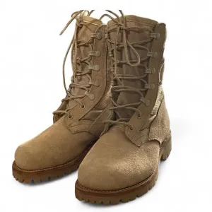 Vibram Tan Men's Military Army Desert Combat Boots Steel Toe Sole 7.5