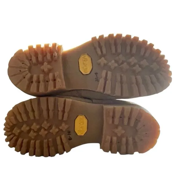 Vibram Tan Men's Military Army Desert Combat Boots Steel Toe Sole 7.5