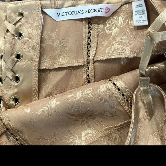 Victoria’s Secret vintage gold floral slip dress