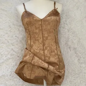Victoria’s Secret vintage gold floral slip dress