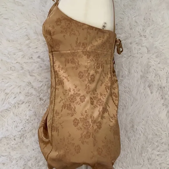 Victoria’s Secret vintage gold floral slip dress