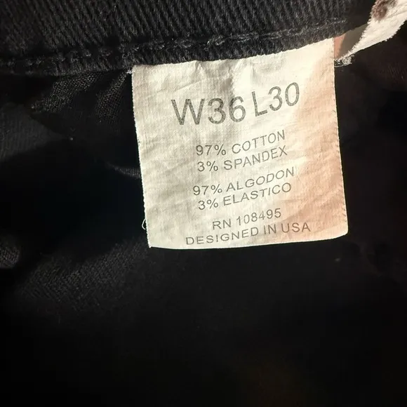 Victorious Premium Black Denim Jean ShortsW36 L30 Men's Casual summer