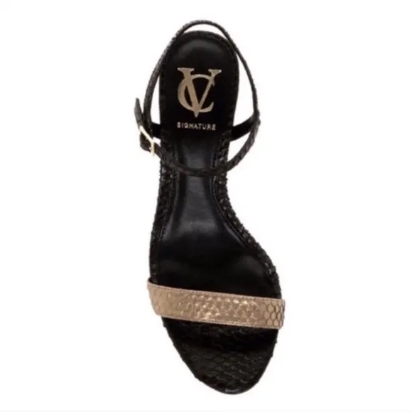 Vince Camuto Alcine Reptile Embossed Sandals