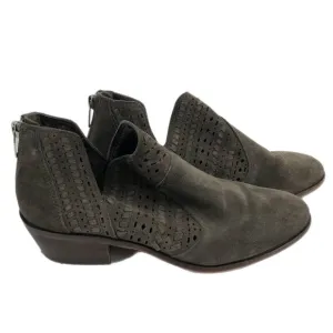 Vince Camuto Green Suede Ankle Boots &amp; Booties | Casual Chic