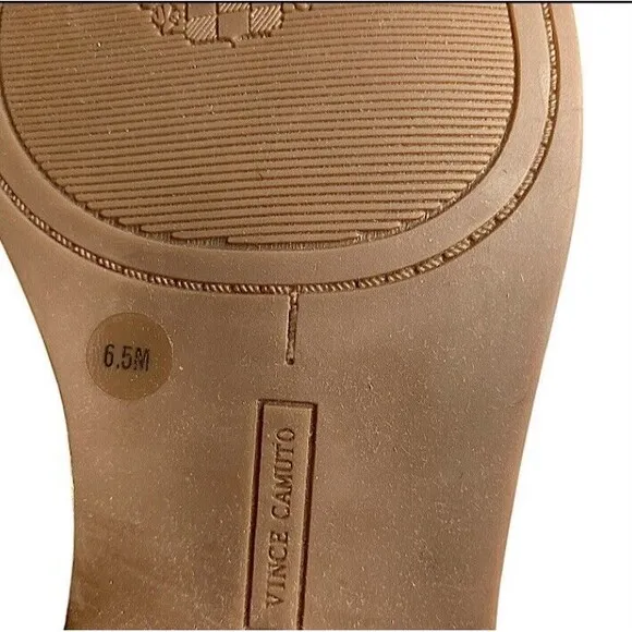 Vince Camuto New Amanyir Leather Riding Boots 6.5 M Cowgirl Western Wide Calf