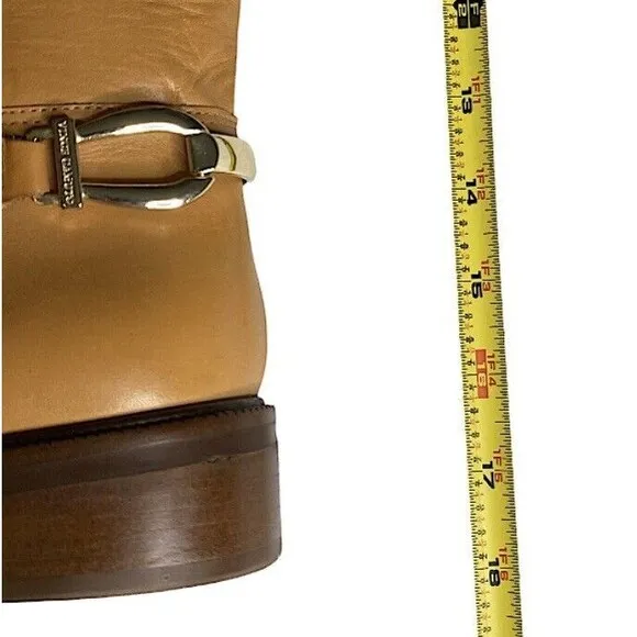 Vince Camuto New Amanyir Leather Riding Boots 6.5 M Cowgirl Western Wide Calf
