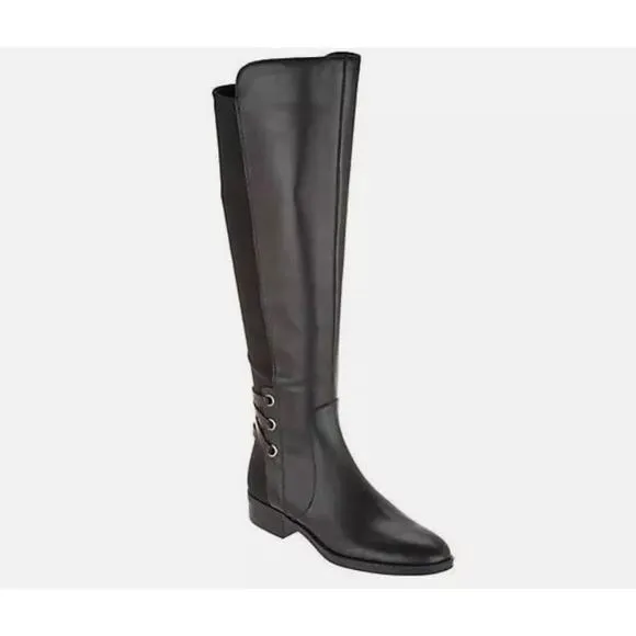 Vince Camuto Pauletta black leather boots sz 9.5M