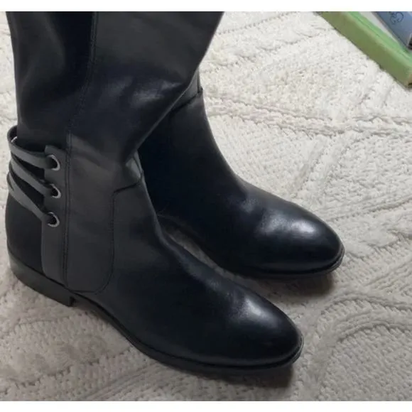 Vince Camuto Pauletta black leather boots sz 9.5M