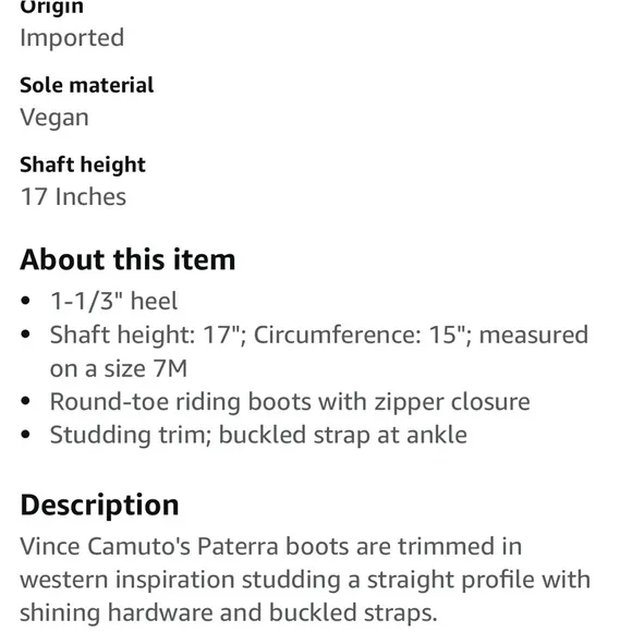 Vince Camuto Riding Boots 9M