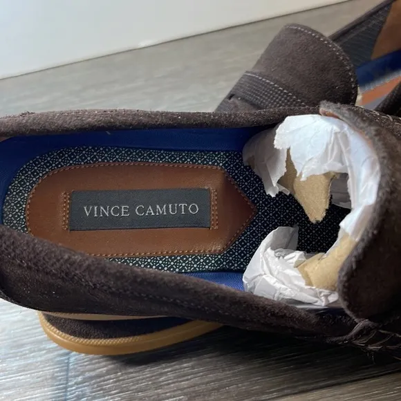 Vince Camuto suede loafers mens size 12 (f20)