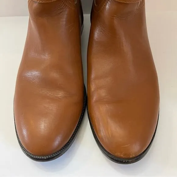 Vince Camuto VC Signature Cognac Tan Riding Boots