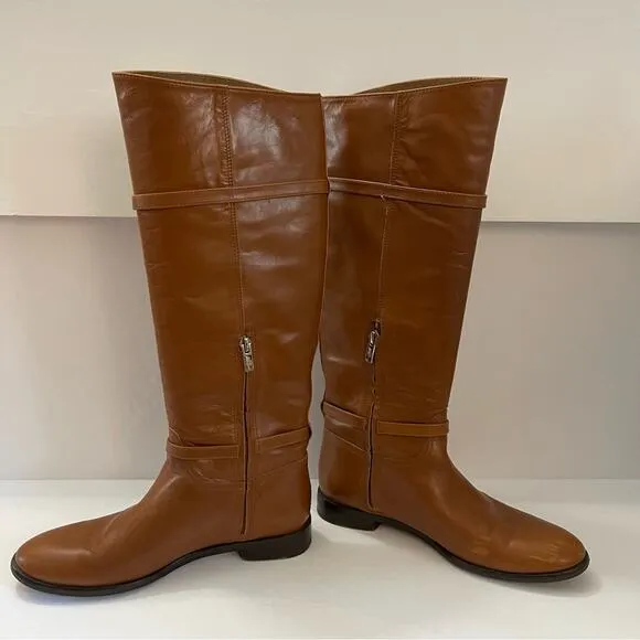 Vince Camuto VC Signature Cognac Tan Riding Boots