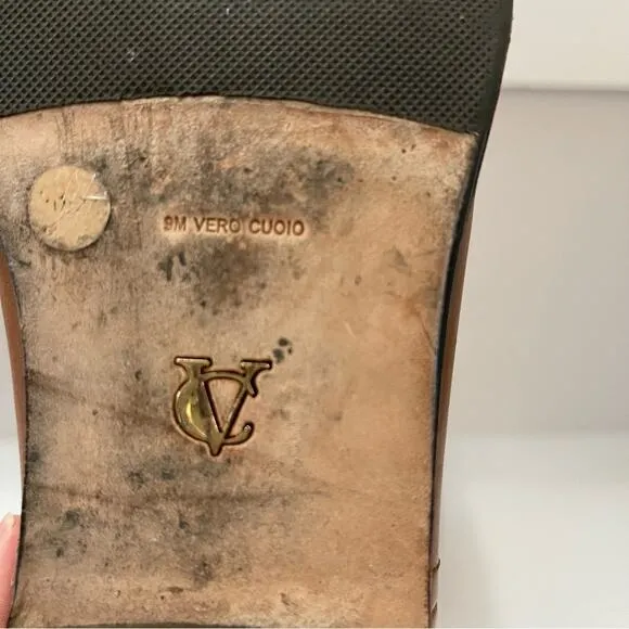 Vince Camuto VC Signature Cognac Tan Riding Boots