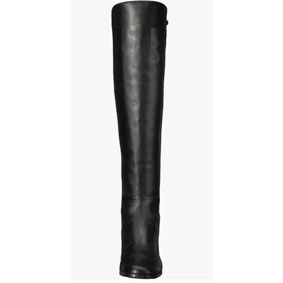 Vince Camuto Women's Karita Over the Knee Riding Leather Boots Black 6.5 NWOT