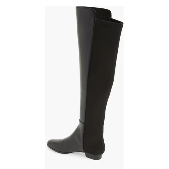 Vince Camuto Women's Karita Over the Knee Riding Leather Boots Black 6.5 NWOT