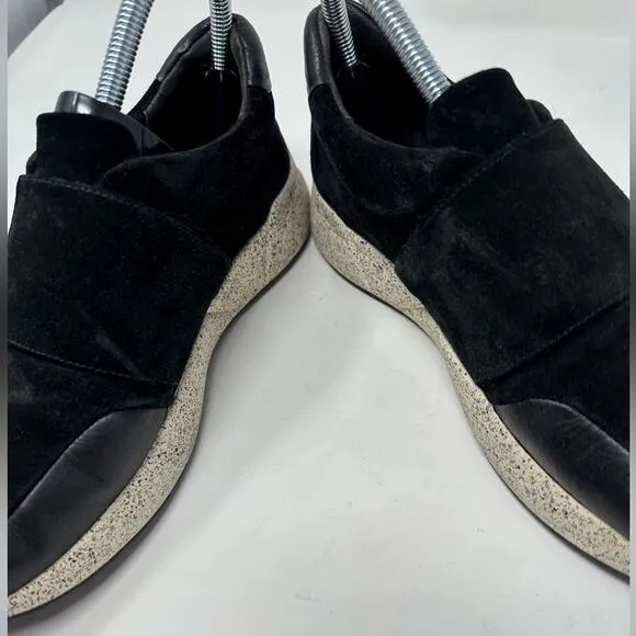 Vince Gage Black Suede Casual Streetwear Sneakers, VGUC, Size 8, MSRP $250