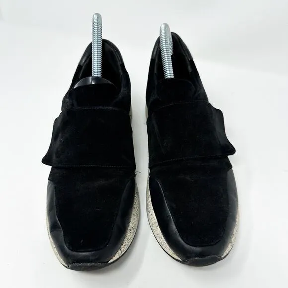 Vince Gage Black Suede Casual Streetwear Sneakers, VGUC, Size 8, MSRP $250