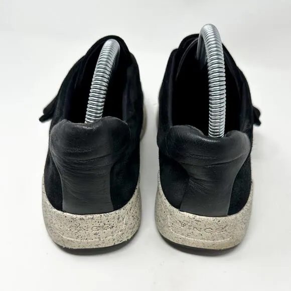 Vince Gage Black Suede Casual Streetwear Sneakers, VGUC, Size 8, MSRP $250
