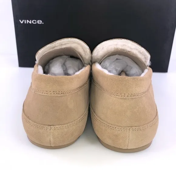 Vince Gibson New Camel Suede Slip On Loafers Size 7M
