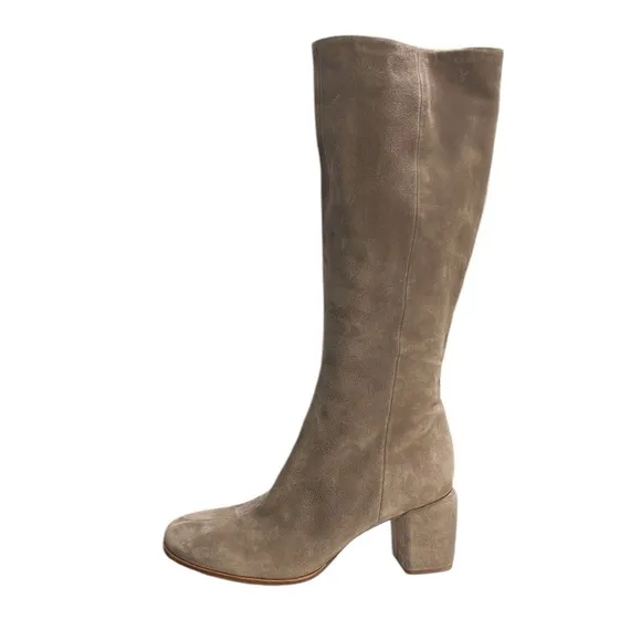 Vince Maggie Suede Riding Boots Size 13