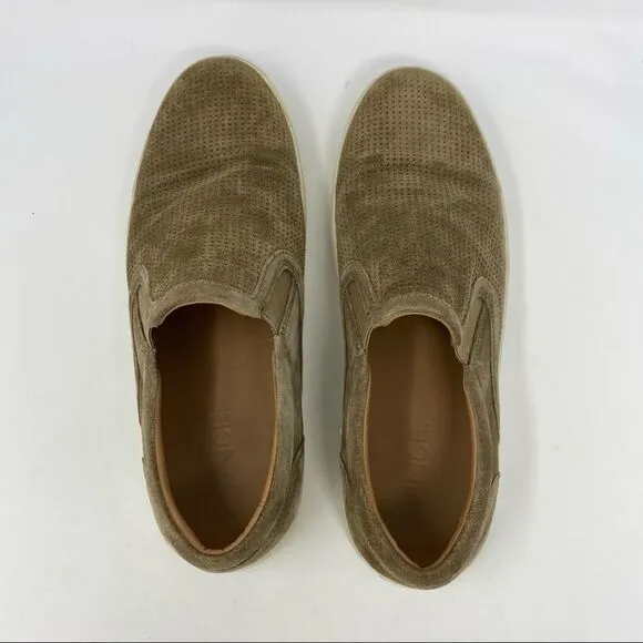 VINCE - Men’s Suede Slip-On Loafers (10M)