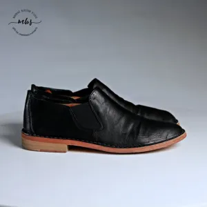 Vince Mia Leather Slip On Loafers Black Women 7.5
