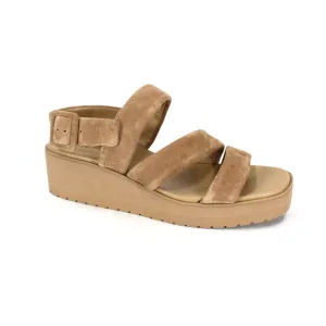 Vince Skylar Suede Slingback Sandal NEW Dune Leather Platform Wedge Sandals 8