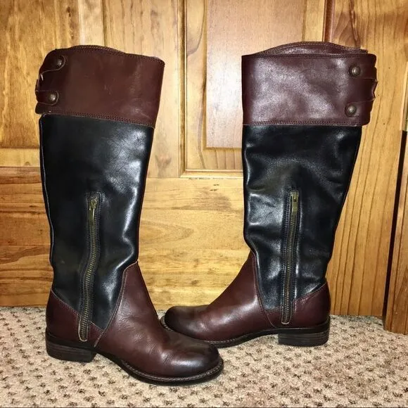 Vince Camuto Keyton leather riding boots