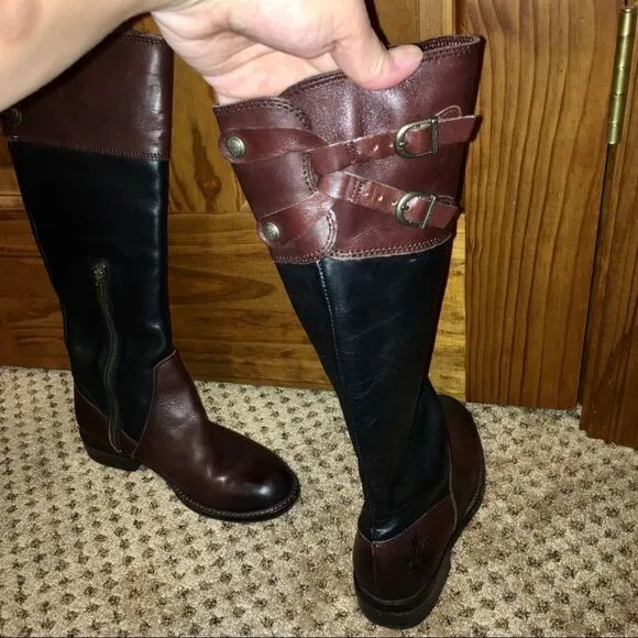 Vince Camuto Keyton leather riding boots